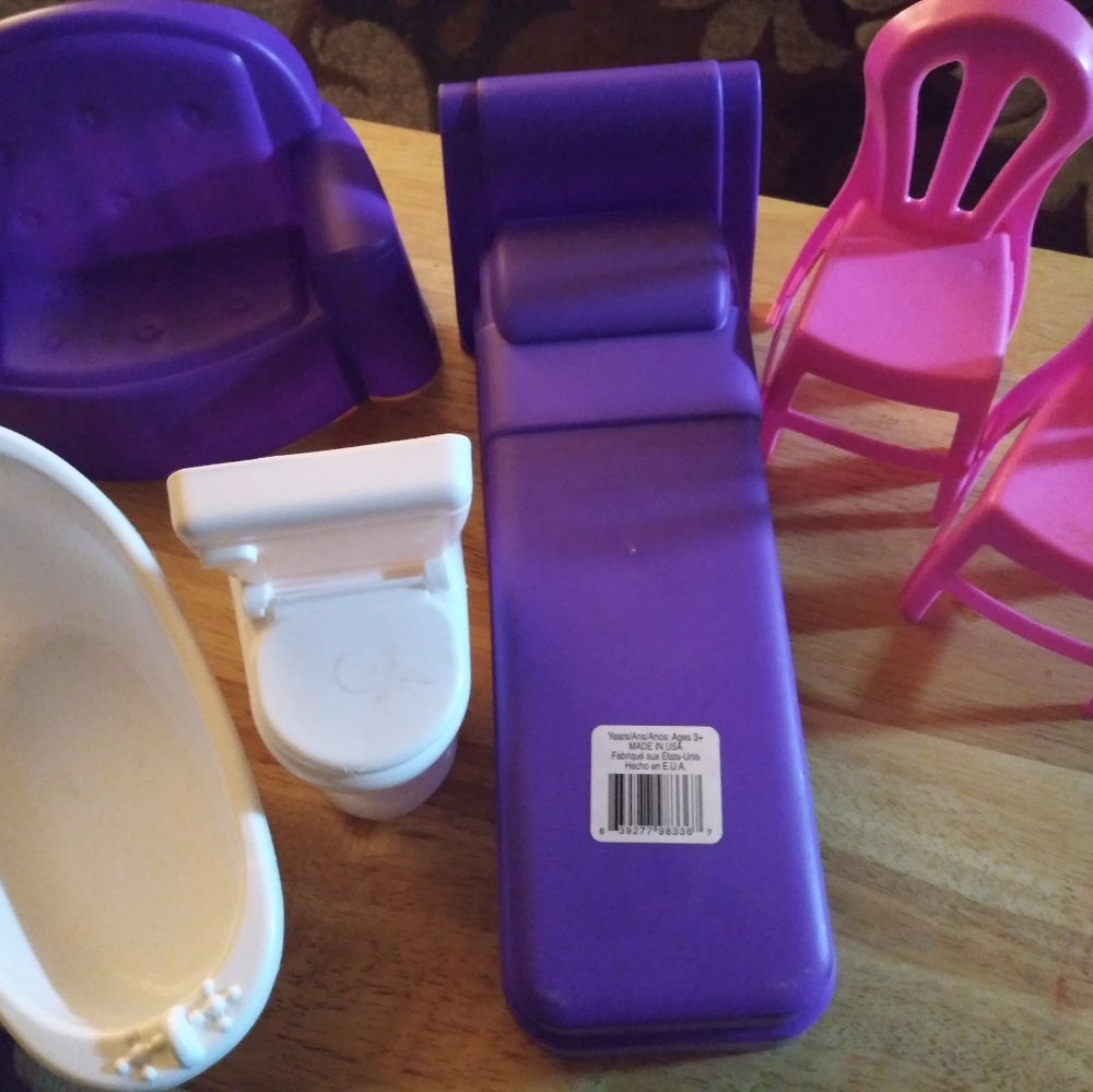 6 piece fashion doll furniture